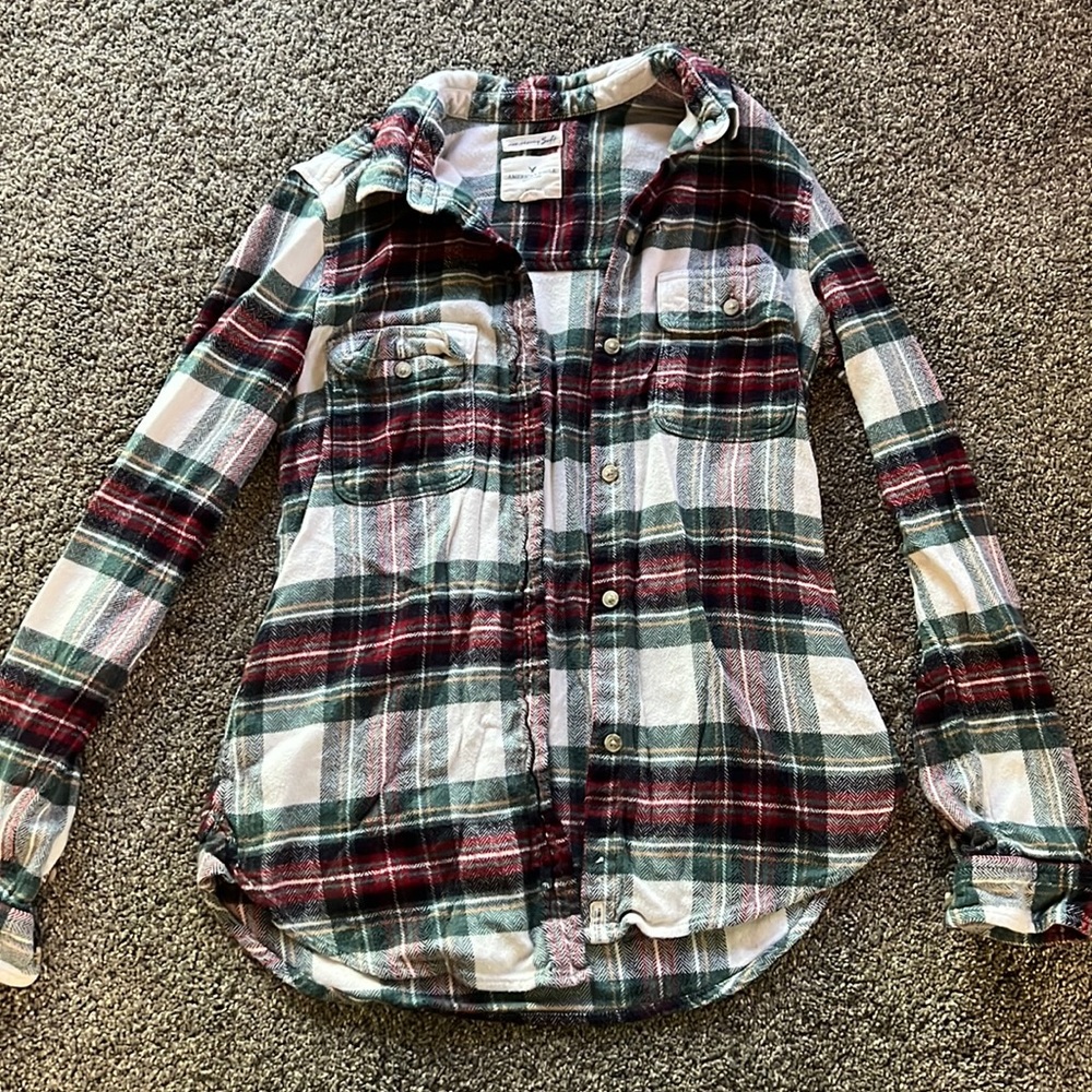 American eagle flannel size S